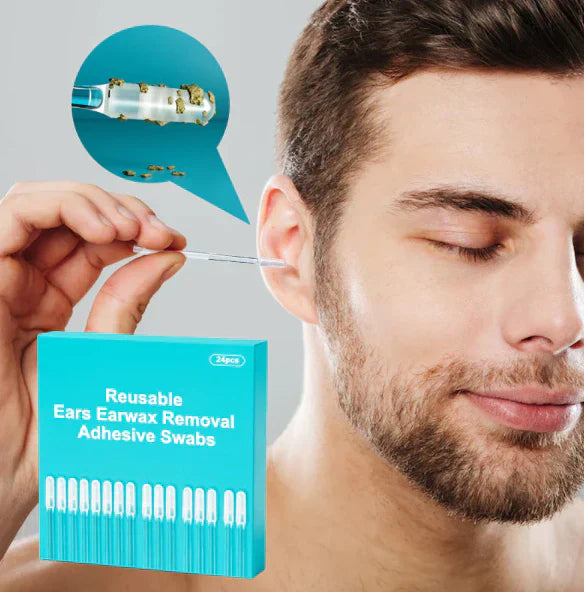 🔥Limit Time Offer!!! BUY 1 GET 1 FREE!!!🛒💨Ear Cleaning Tool Stick Earwax Remover Sticks Ear Pick.1 Pack for 24 Sticks