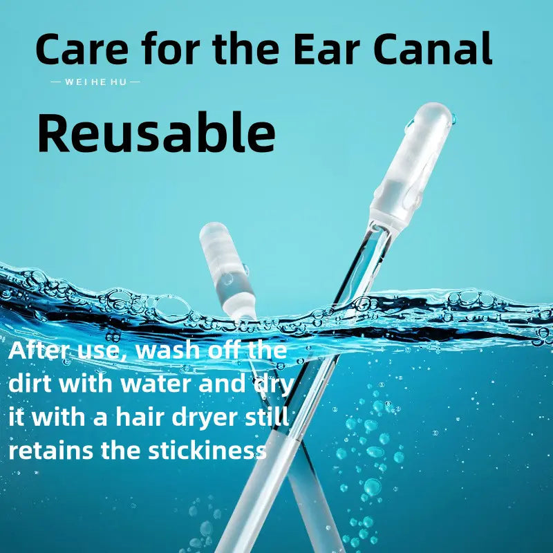 🔥Limit Time Offer!!! BUY 1 GET 1 FREE!!!🛒💨Ear Cleaning Tool Stick Earwax Remover Sticks Ear Pick.1 Pack for 24 Sticks