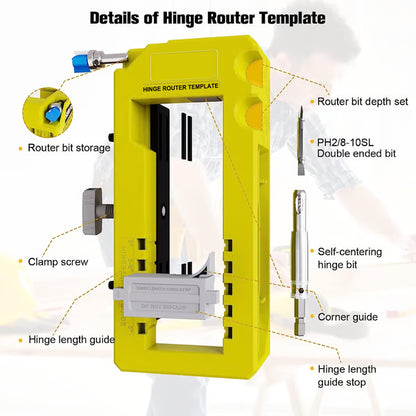 🎉Door Hinge Router Template