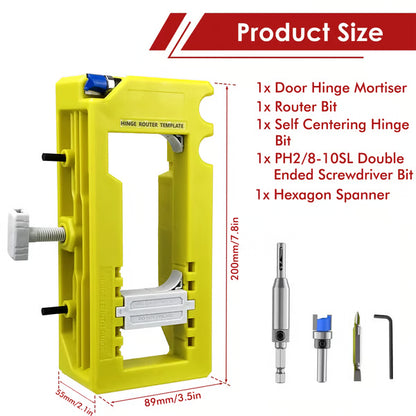 🎉Door Hinge Router Template