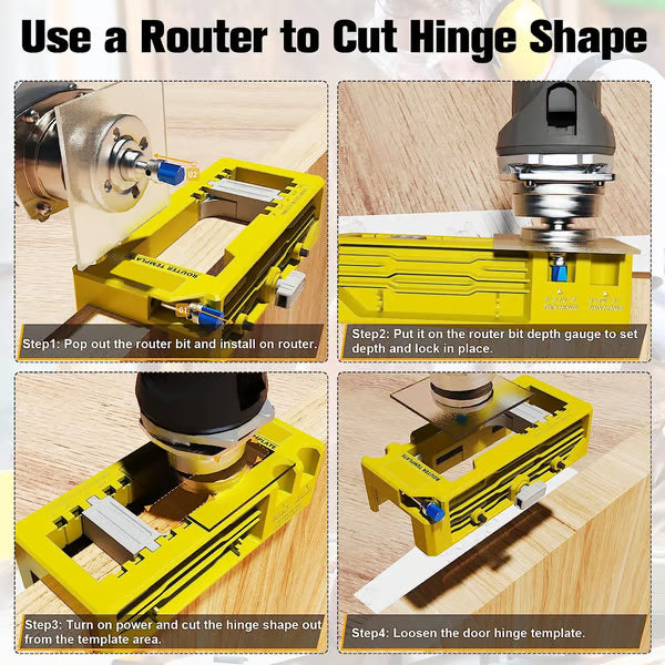🎉Door Hinge Router Template