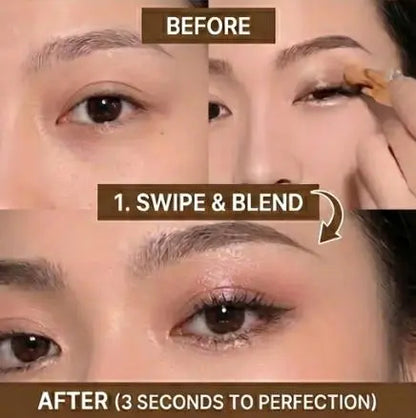 🔥Limit Time Offer!!! BUY 1 GET 1 FREE!!!🔥 3 Color Eyeshadow Stick，New Long Lasting & Waterproof Creamy Eye Shadow，Portable Glitter shadow，Smudge-Proof Long Lasting