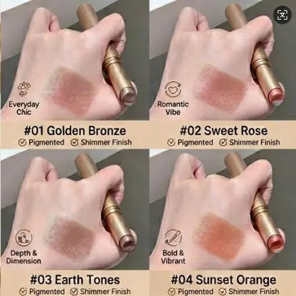 🔥Limit Time Offer!!! BUY 1 GET 1 FREE!!!🔥 3 Color Eyeshadow Stick，New Long Lasting & Waterproof Creamy Eye Shadow，Portable Glitter shadow，Smudge-Proof Long Lasting
