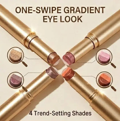 🔥Limit Time Offer!!! BUY 1 GET 1 FREE!!!🔥 3 Color Eyeshadow Stick，New Long Lasting & Waterproof Creamy Eye Shadow，Portable Glitter shadow，Smudge-Proof Long Lasting