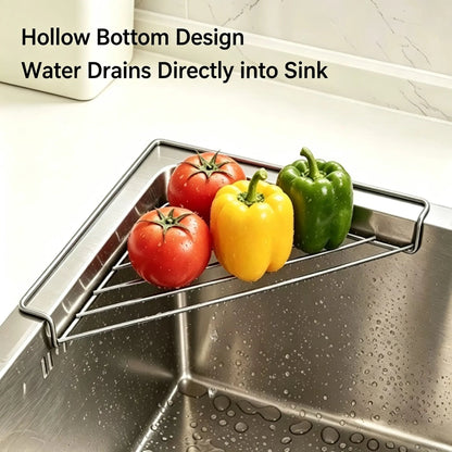 🔥LAST DAY SALE ONLY!! ✨BUY 1 GET 1 FREE!!!🔥Stainless Steel Corner Sink Shelf