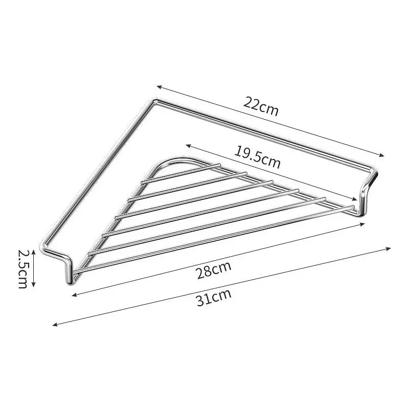 🔥LAST DAY SALE ONLY!! ✨BUY 1 GET 1 FREE!!!🔥Stainless Steel Corner Sink Shelf