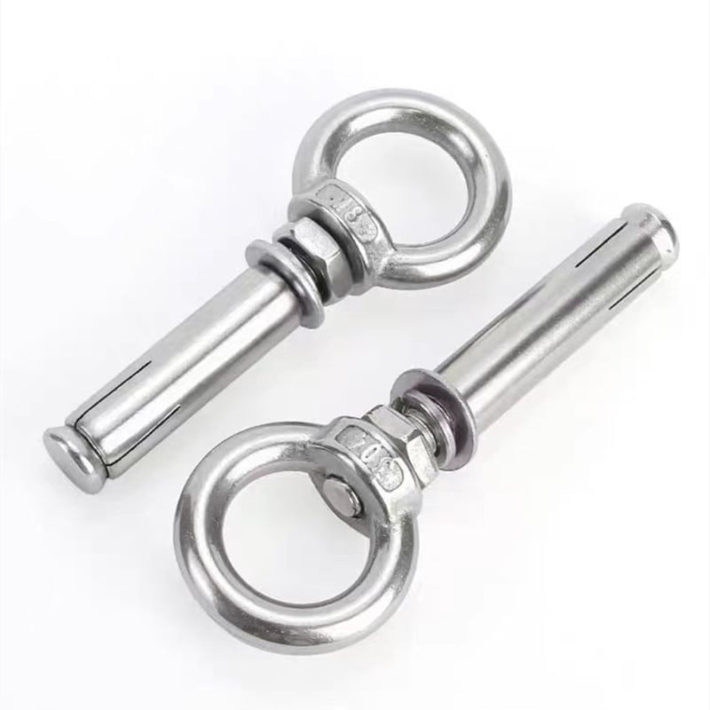 Heavy Duty Expansion Eye Bolts for Secure Concrete Wall Anchoring