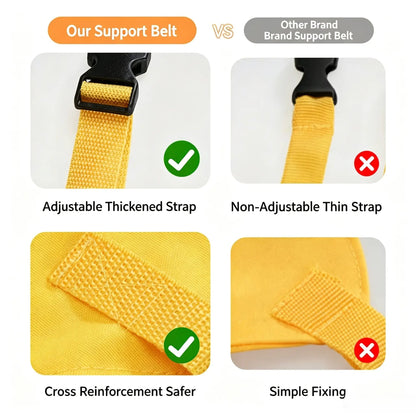 🎁50%OFF &👶 Hot sale Portable Baby High Chair Harness, Adjustable Feeding Safety Seat Belt for Home & Travel