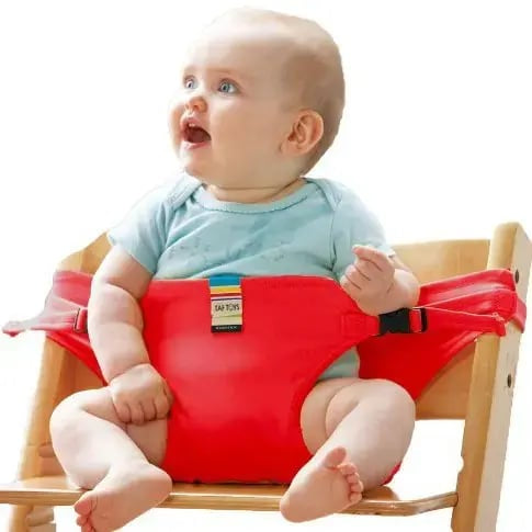 🎁50%OFF &👶 Hot sale Portable Baby High Chair Harness, Adjustable Feeding Safety Seat Belt for Home & Travel