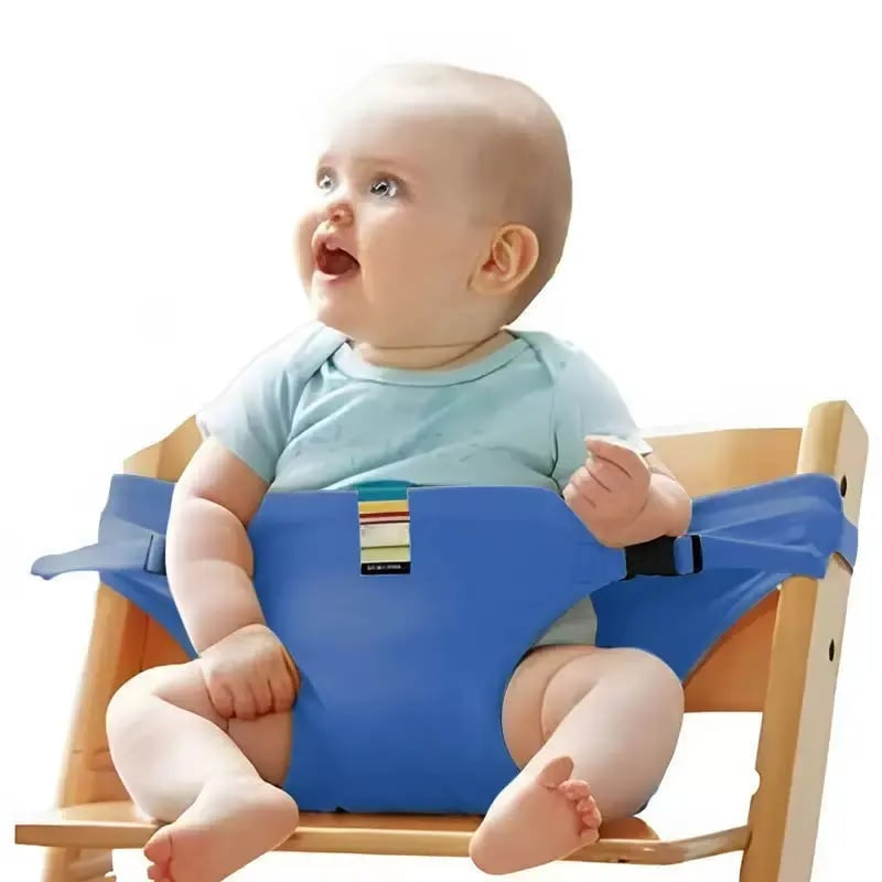 🎁50%OFF &👶 Hot sale Portable Baby High Chair Harness, Adjustable Feeding Safety Seat Belt for Home & Travel
