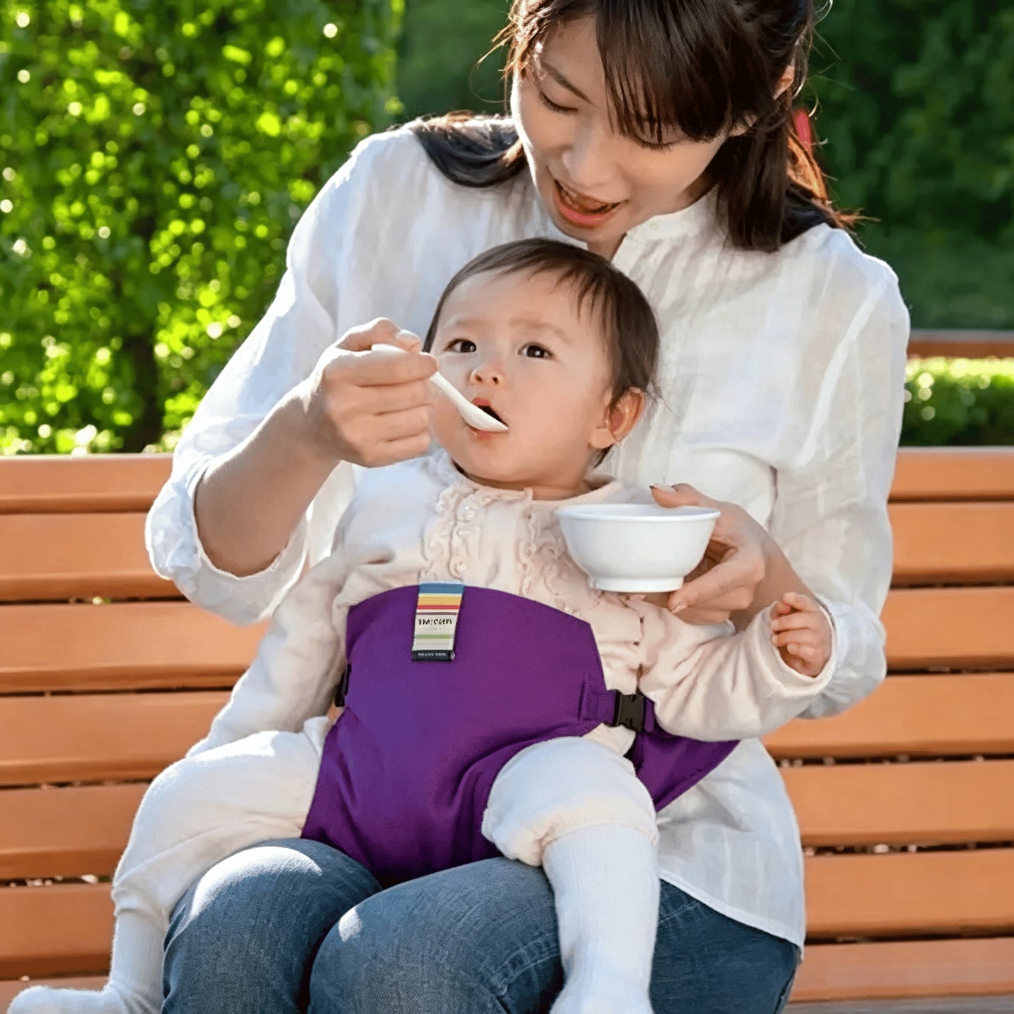 🎁50%OFF &👶 Hot sale Portable Baby High Chair Harness, Adjustable Feeding Safety Seat Belt for Home & Travel
