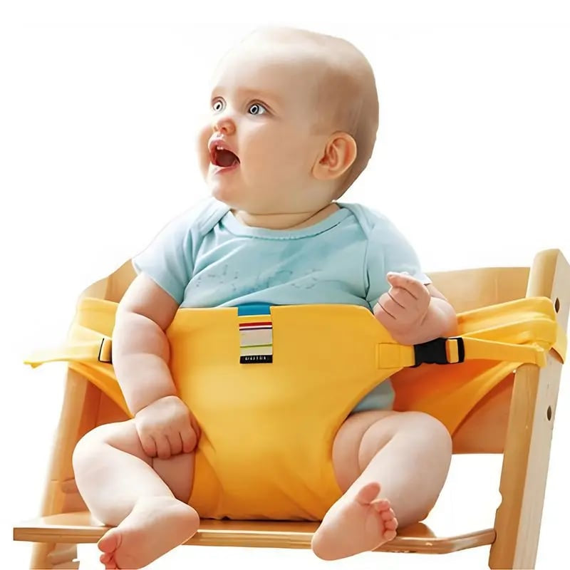 🎁50%OFF &👶 Hot sale Portable Baby High Chair Harness, Adjustable Feeding Safety Seat Belt for Home & Travel