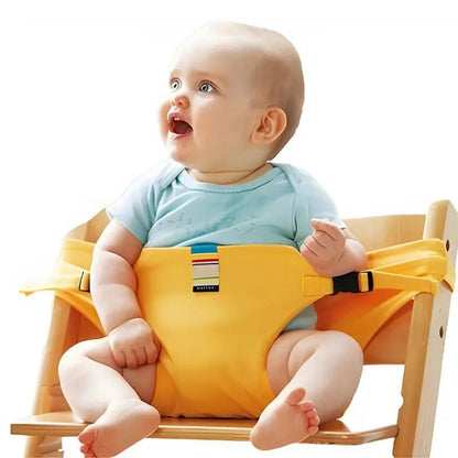 🎁50%OFF &👶 Hot sale Portable Baby High Chair Harness, Adjustable Feeding Safety Seat Belt for Home & Travel