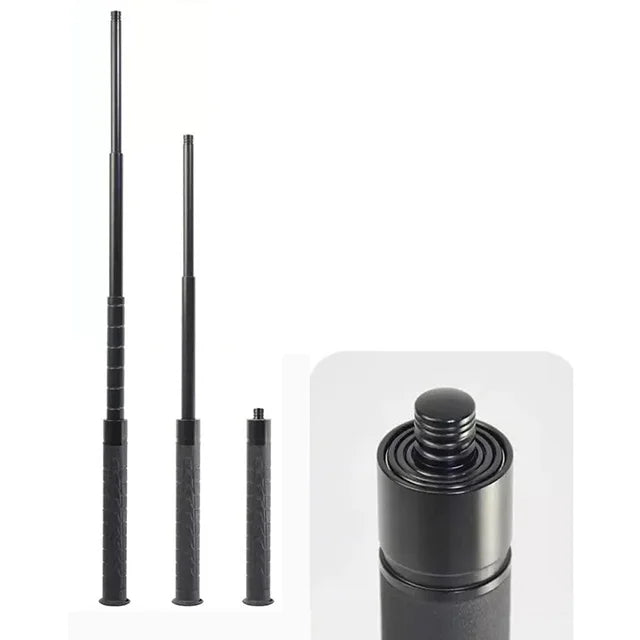 Telescopic Trekking Pole with Concealed Self-Defense Baton With Shock ...